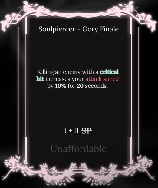 gory finale soul tree in absolvement