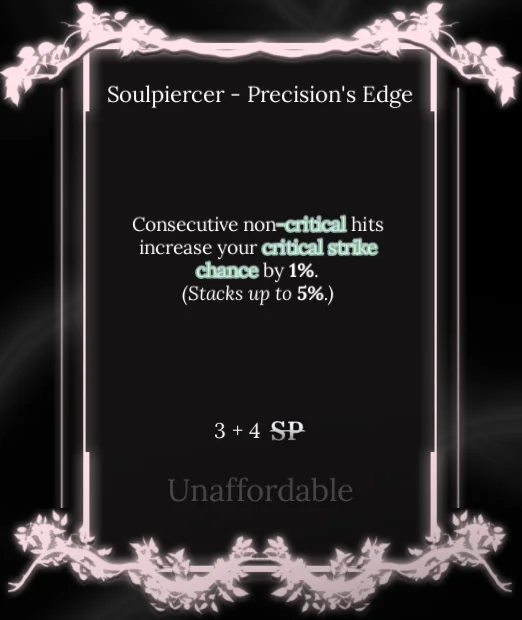 precisions edge soul tree in absolvement