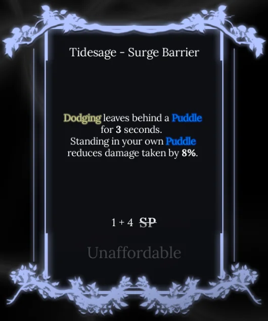 surge barrier node in soul tree absolvement