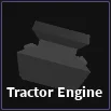 tractor engine item in dig