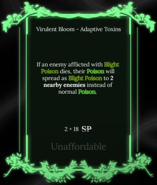 adaptive toxins node in soul tree absolvement