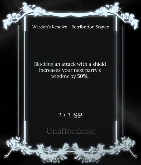 retribution stance soul tree absolvement