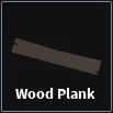 wood plank item in dig