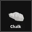 chalk item in dig