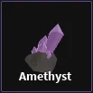amethyst item in dig