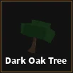 dark oak tree item in dig