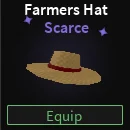 farmers hat charm in dig