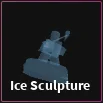 ice sculpture item in dig