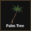 palm tree item in dig