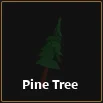 pine tree item in dig