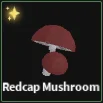 redcap mushroom item in dig