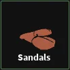 sandals item in dig