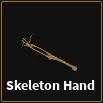 skeleton hand item in dig