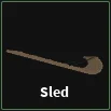 sled item in dig