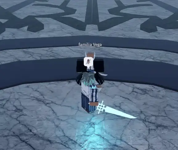 player performing antithesis basic attack combo in type soul