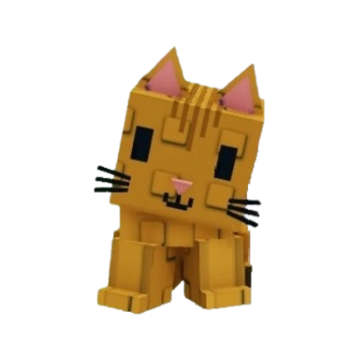 orange tabby pet in grow a garden