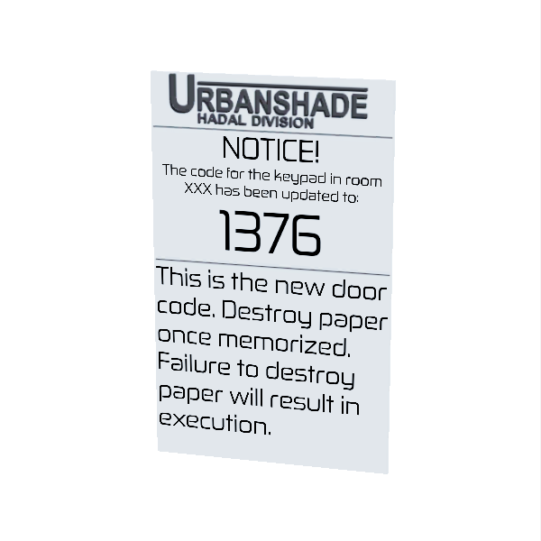 password paper in pressure