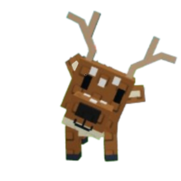 spotted deer pet in grow a garden