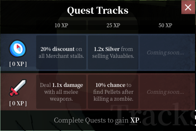 quest tracks in voyagers