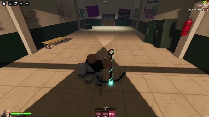 water dance showcase in hunty zombies