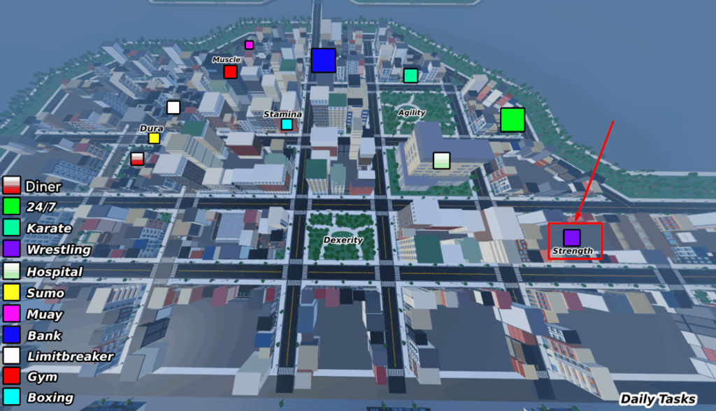 wrestling map location