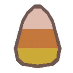 Candy Corn Coin from the Roblox Game Heads Please