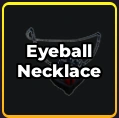 Eyeball Necklace Cosmetic in Hunty Zombie