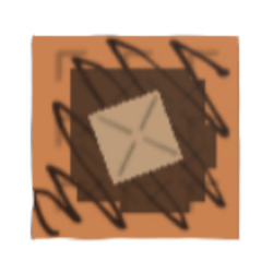 gigantic waffle coin in Head, Please!