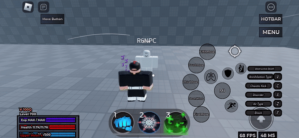 air type move showcase in weak legacy 2