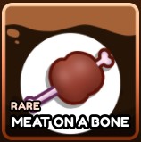 Anime Chefs Meat On A Bone Food Item