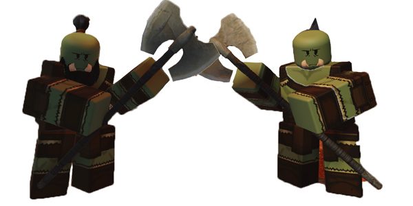 Azuk and Gurak NPCs in The Forge