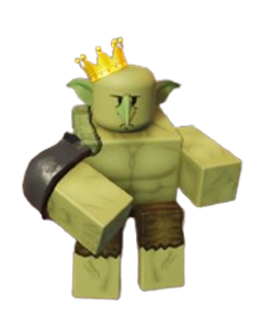 Goblin King NPC in The Forge