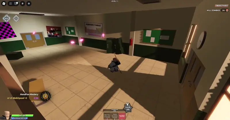 butterfly cascade move showcase in hunty zombie 