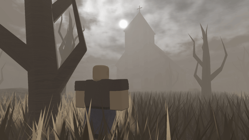 church location in the fields roblox experience