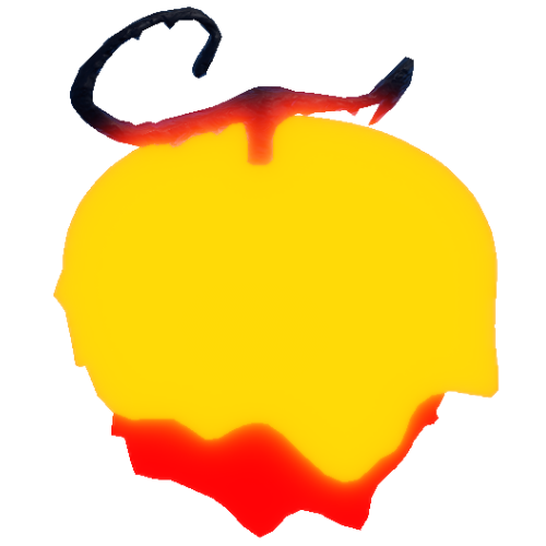 magma fruit in diverse piece