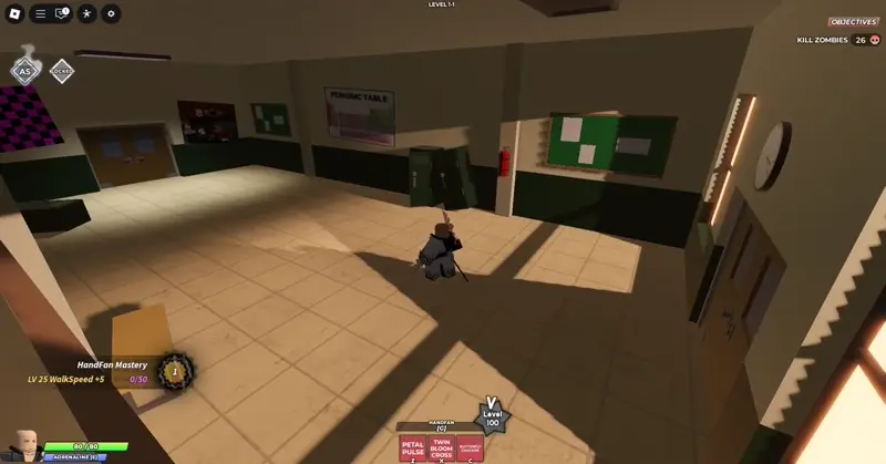 petal pulse move showcase in hunty zombie 