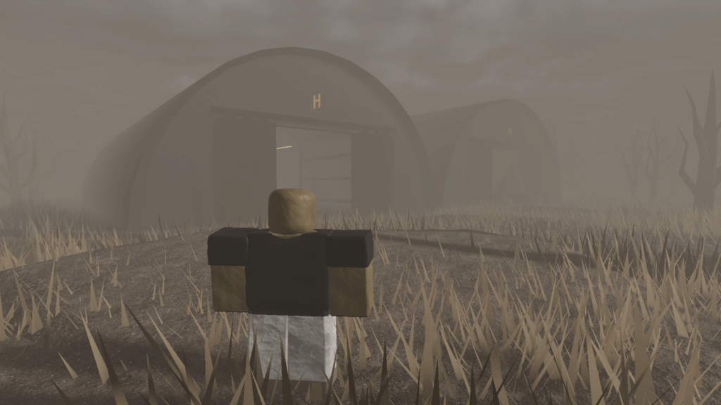storage hangar  location in the fields roblox experience