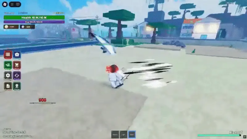 x aizen showcase in diverse piece