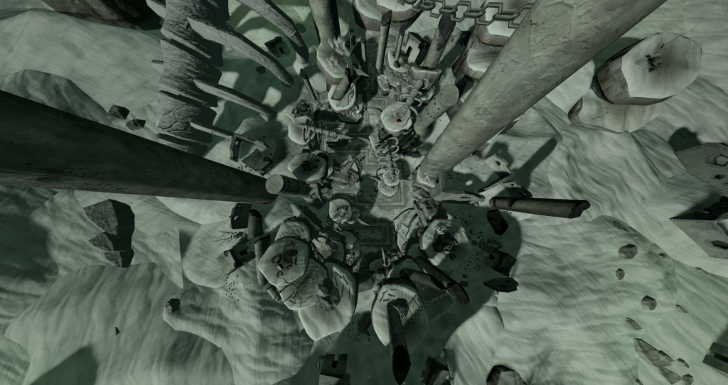 Hollowed Moon Map overhead view in Universal Tower Defense on Roblox