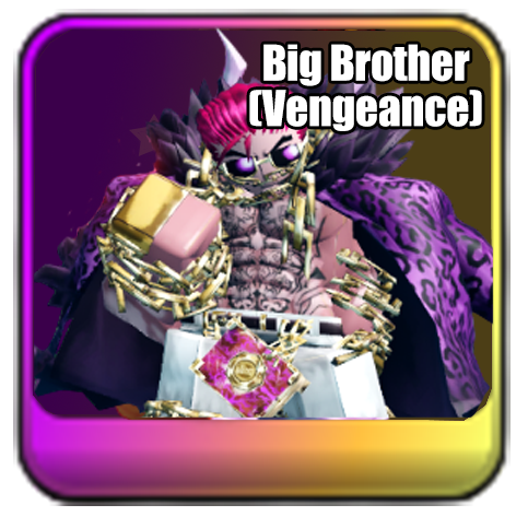 Big Brother (Vengeance) Unit in Universal Tower Defense X UTDX Update 3 UPD3 on Roblox obtained from the Season 3 Battlepass Universal Festival Part 2