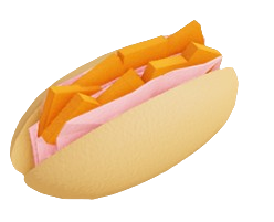 Carrot and Ham Sandwich