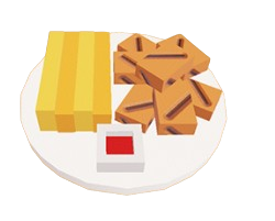 Chicken Nuggets and Fries Set