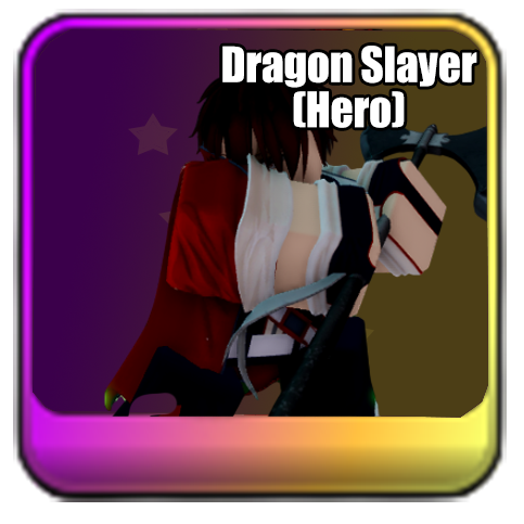 Dragon Slayer Hero Evolved Mythic unit in Universal Tower Defense X UTDX Wiki on Roblox from the Universal War Update based on Frieren Beyond Journeys End