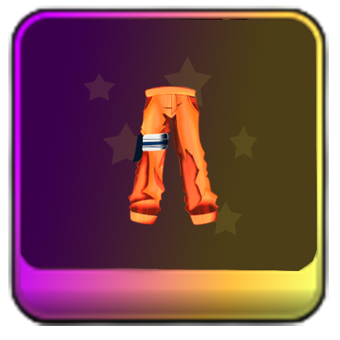 Junior Ninja Relic Bottom Naruto Pants in Universal Tower Defense X UTDX on Roblox based on the Naruto Series