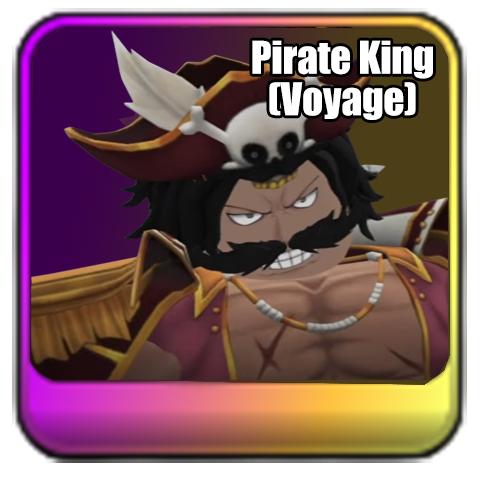 Roger Pirate King (Voyage) Unit in Universal Tower Defense X UTDX on Roblox from Update 3 UPD3 based on One Piece
