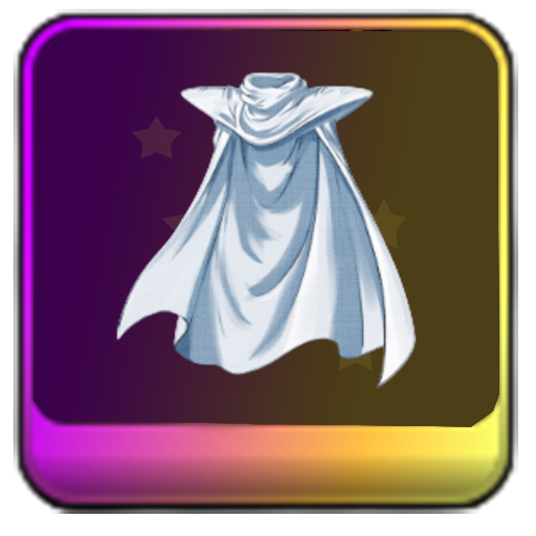 Rohan Cape Accessory Relic in Universal Tower Defense X UTDX from the UPD3 One Piece Update used by Rohan and Robot 16 obtained from the Invasion Legend Stage Act 3