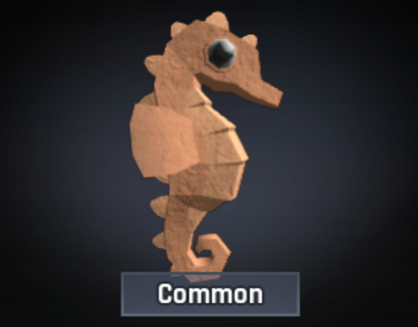 Sea Horse Common Ocean Fish in Abyss on Roblox