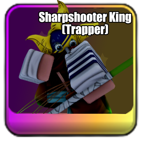Sharpshooter King (Trapper) Usopp Unit in Universal Tower Defense X UTD X from UPD 3 Update based on One Piece obtained from Conquered Lands Legen Stage