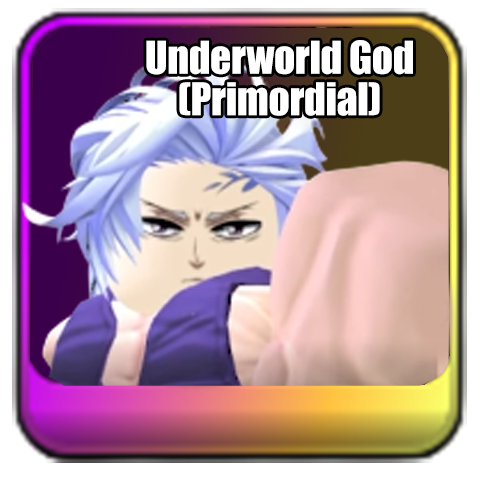 Underworld God Primordial Synchro Unit with Water God Primordial Unit and Underworld God Death Unit in Universal Tower Defense X UTDX Wiki on Roblox from the Records of Ragnarok Update
