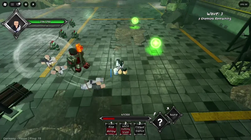 king of curses cleave dance move from anime final quest roblox experience